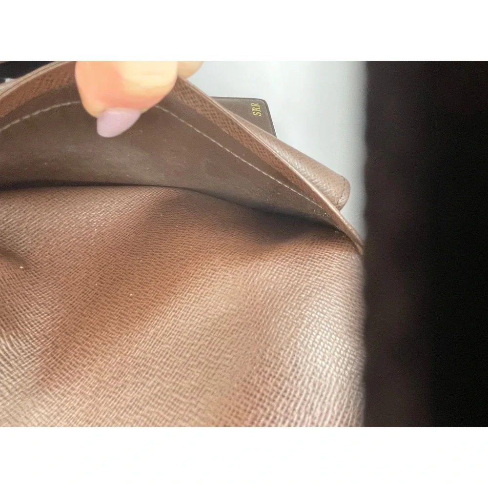 Louis Vuitton Damier Ebene Koala Wallet Brown Coated Canvas Made in France#846 - Picture 13 of 14